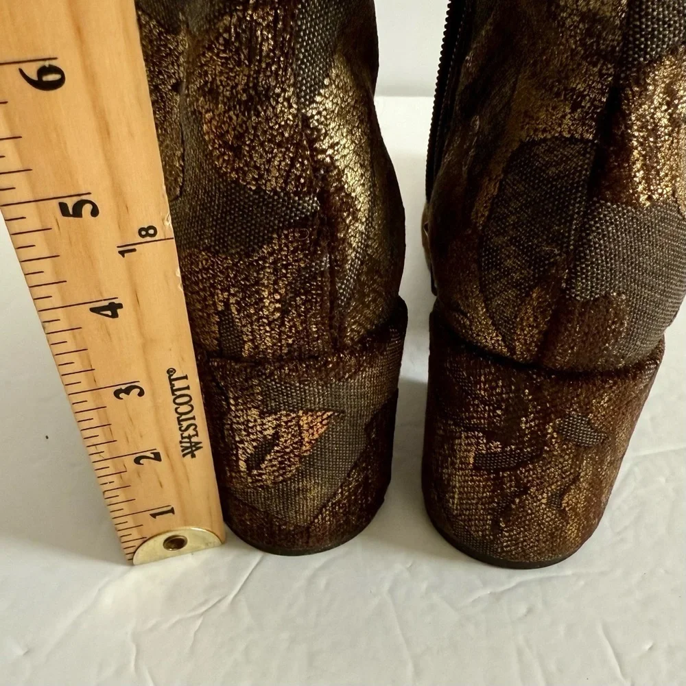 Vero Cuoio Brown Ankle Boots with Textured Finish women size eu36